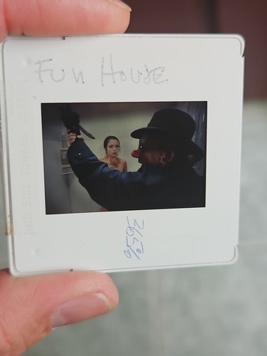 1981 Cult Horror The Funhouse Movie Promo Slide 35mm Transparency Slasher - Picture 3 of 3