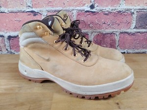 Nike ACG Mandara Tan Brown Leather Ankle High Top Work Boots Mens US Size 11.5 | eBay