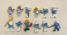 Lot Of 12 McDonalds 2011 /2013 The Smurfs Movie Happy Meal Figures