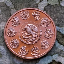 1 oz. 2025 Modern LIBERTAD coin tribute .999 fine copper round ADVP