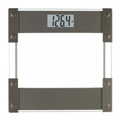 Taylor Digital Glass & Stainless Steel Hinge Design Body Composition Scale