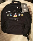 Backpack 26Q1 Black Logo 2 Parks Disneyland Paris
