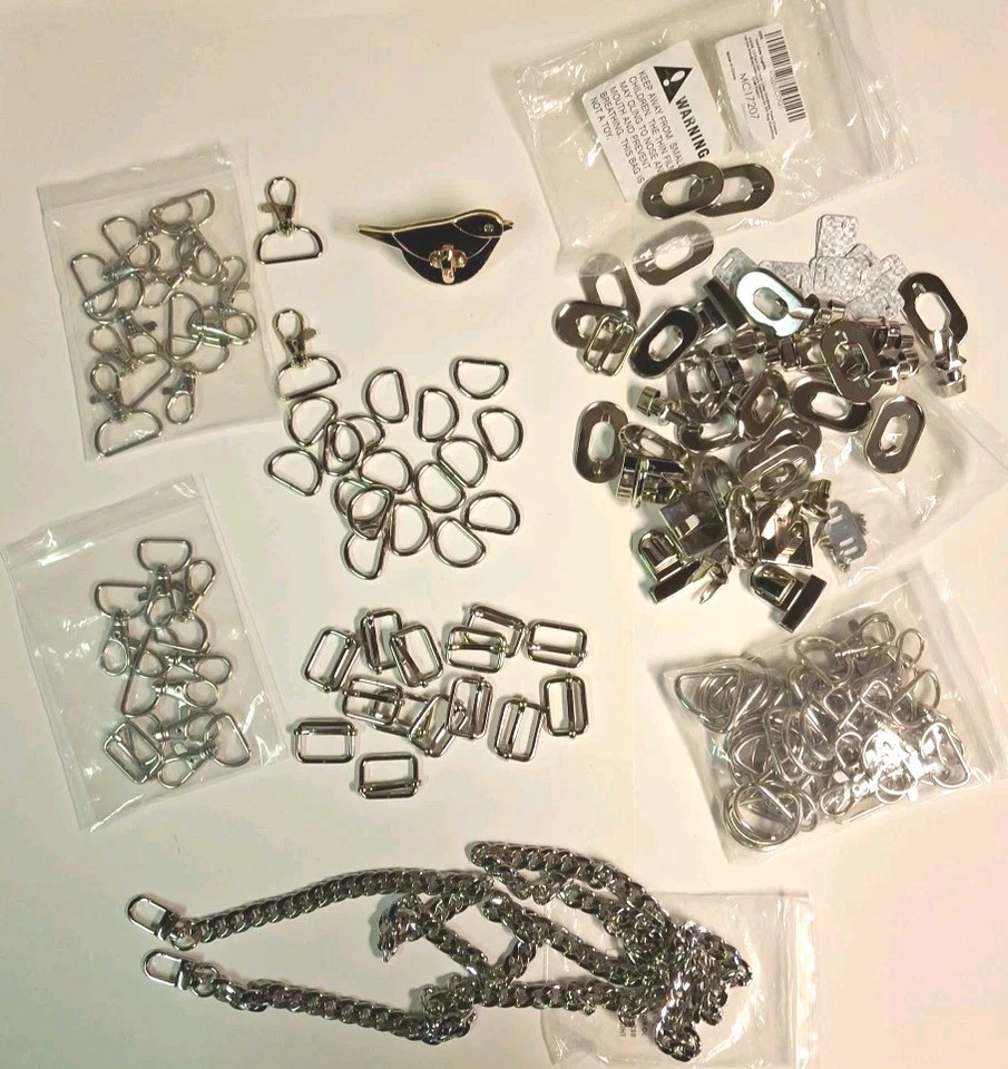 Hágalo usted mismo Artesanía Hardware Giratorio Gancho a Presión Cierre Giratorio Cierre Sujetadores Cartera Bolso Lote Foto 4 de 4