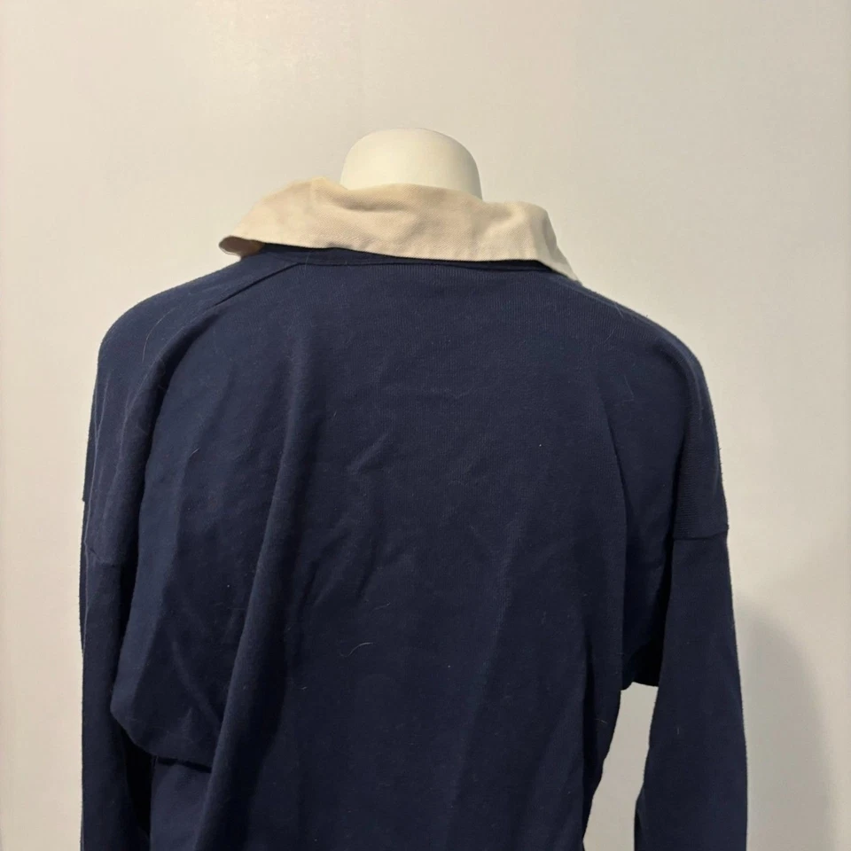 Vintage Canterbury of New Zealand Made in South Africa Navy Blue Rugby Shirt - Image 2 of 4
