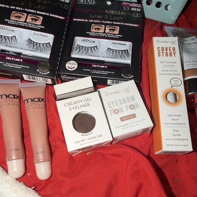 Ardell Magnetic Mega Hold Demi Wispies + The Crème Shop CC Crème Tan 170 Lot