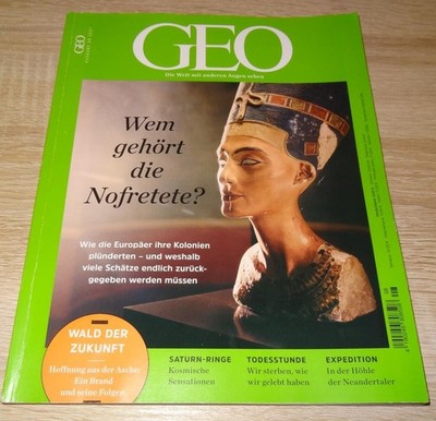 GEO Magazin ''Wem gehört die Nofretete?'' Ausgabe August 08 2021