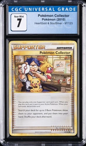 2010 POKEMON HEARTGOLD & SOULSILVER #97 POKEMON COLLECTOR CGC 7