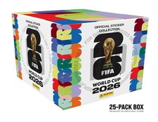 2026 Panini FIFA World Cup Soccer Sticker 25-Pack Box #XCF