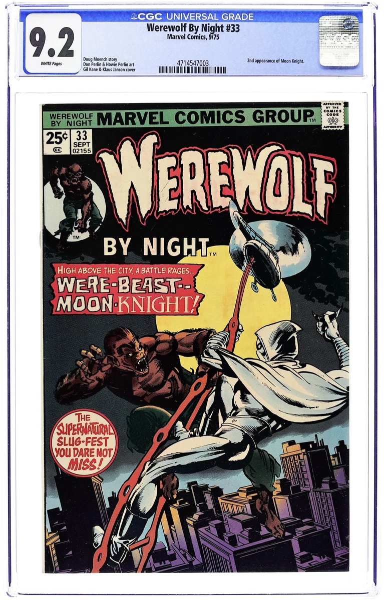 Werewolf by Night Certified Guaranty Company (CGC) Comics, Graphic