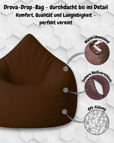 PatchHome Sitzsack XL- Jumbo Sitzkissen Bodenkissen Kinder und Erwachsene - Bild 143 von 203