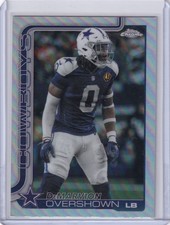 2025 Topps Chrome - Silver Refractor #78 DeMarvion Overshown - Dallas Cowboys