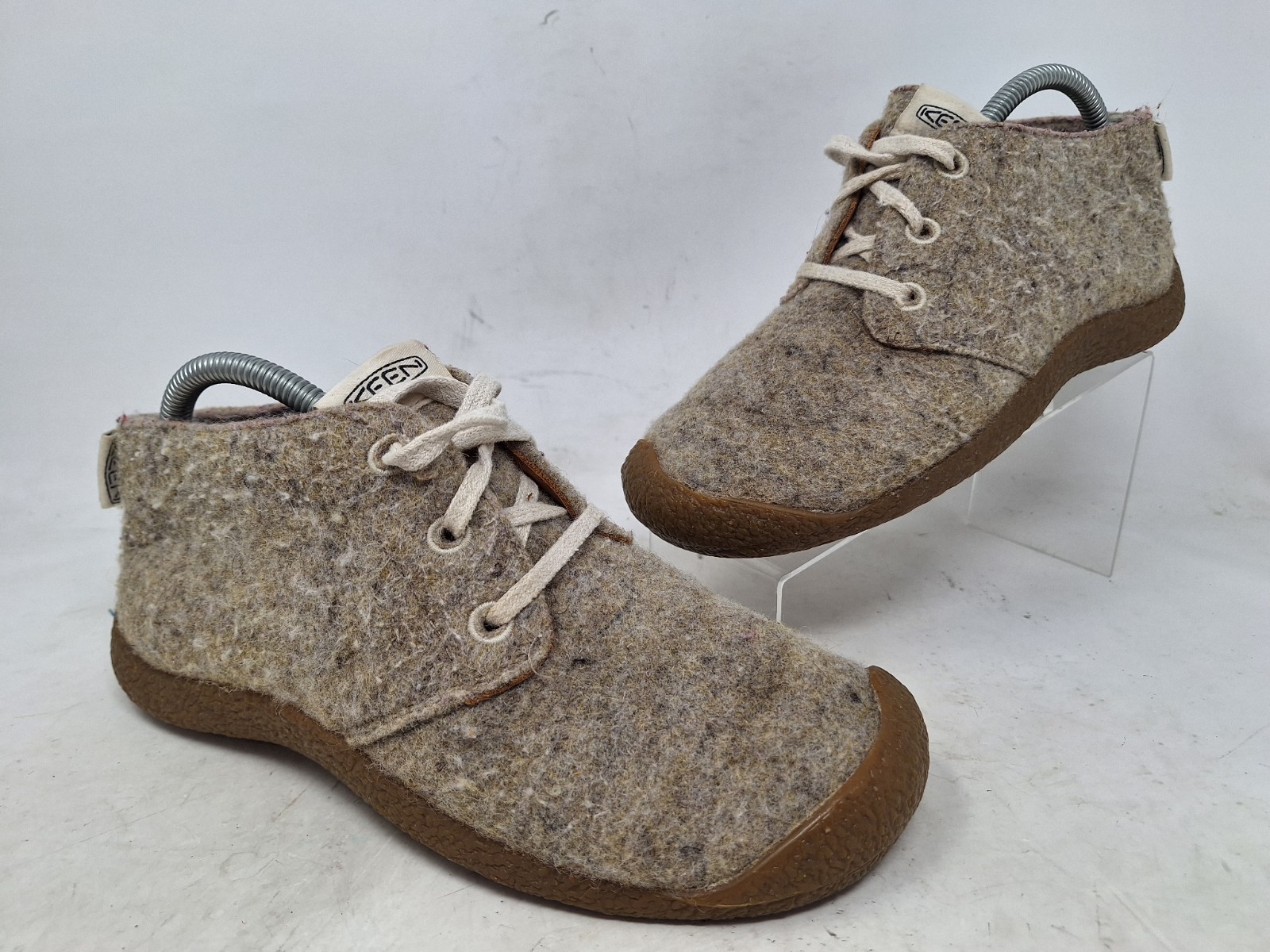 Scarpe stivaletti Keen donna Mosey Chukka in lana marrone taglia 7