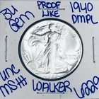 1940 BU UNCIRCULATED WALKING LIBERTY SILVER HALF DOLLAR AUTHENTIC U.S. MINT 6229