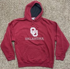 J. America Est. 1992- Oklahoma University Red Pullover Hoodie Men  s Size Large