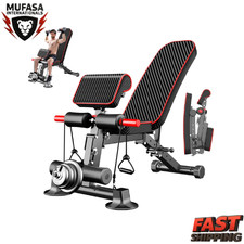 Adjustable Weight Bench Utility Workout Bench Portable Home Gym Fitness Training