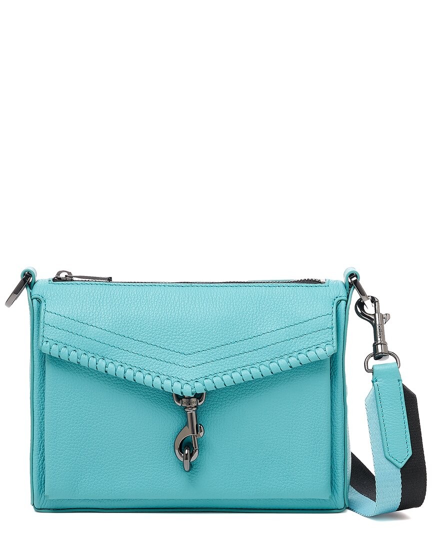 Кожаная сумка-хобо с клапаном Botkier Trigger женская серая 15590₽