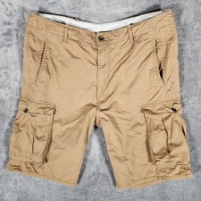 Levi's Cargo Shorts Mens 36 Tan Excellent Twill Multi-Pocket 12463-0300