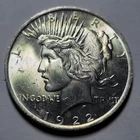 1922-P PEACE Liberty $1 Dollar 90% Silver Coin ~ Original Brilliant Uncirculated