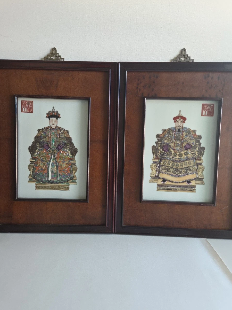 中国美術　民国时期　砚屏 陶板 送料込み 0416081607_6078c937ea685.jpg