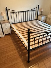 Bespoke wrought iron super king bed frame