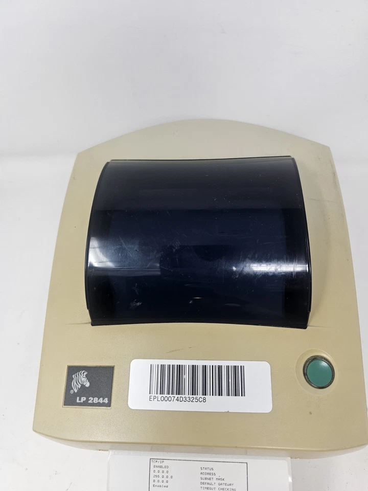 Zebra LP2844 прямой термопринтер этикеток USB с адаптером переменного тока - Изображение 2 из 4
