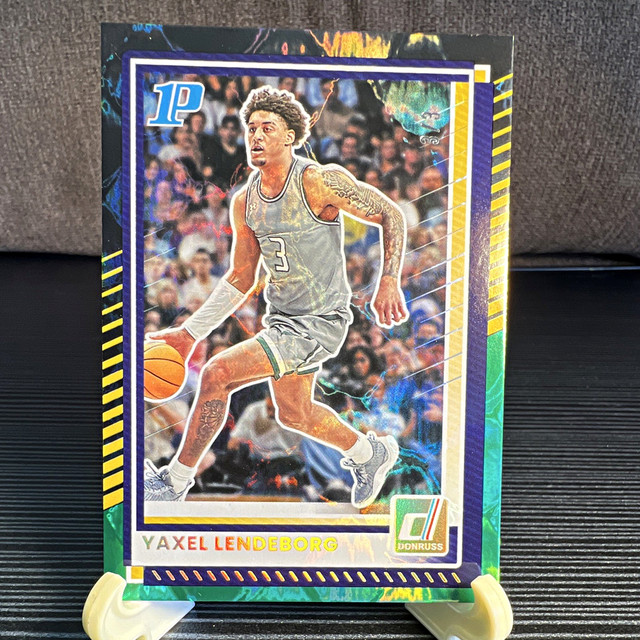 Panini Donruss 2025-26 Yaxel Lendeborg FOTL Black Green Last Print 3/3!