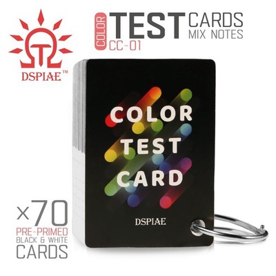 DSPIAE: Color Test Cards - CC-01 - Model Paint Mix Notes x70