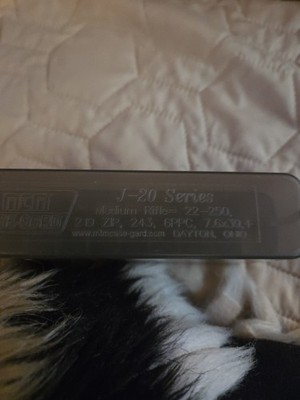 MTM J20 Medium 20 Round Slip-Top Rifle Ammo Box 22-250 243 Grey Red