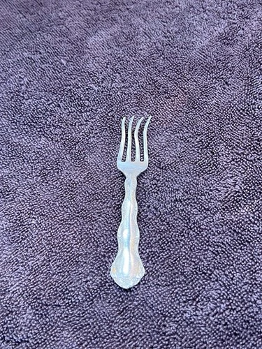 Reed & Barton VINTAGE "Dresden Rose"  Sterling Silver Baby Fork 21 Grams .925