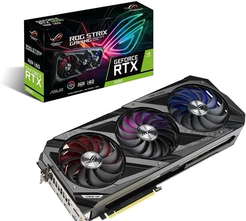 ASUS ROG STRIX NVIDIA GeForce RTX 3090 Gaming Graphics Card- PCIe 4.0 24GB