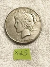 1925 LIBERTY PEACE SILVER DOLLAR FINE CONDITION LOT #X25