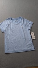 Reebok Girls 3-Piece Sport Set Tee - Light Blue Heather - Size Large 10 NWT