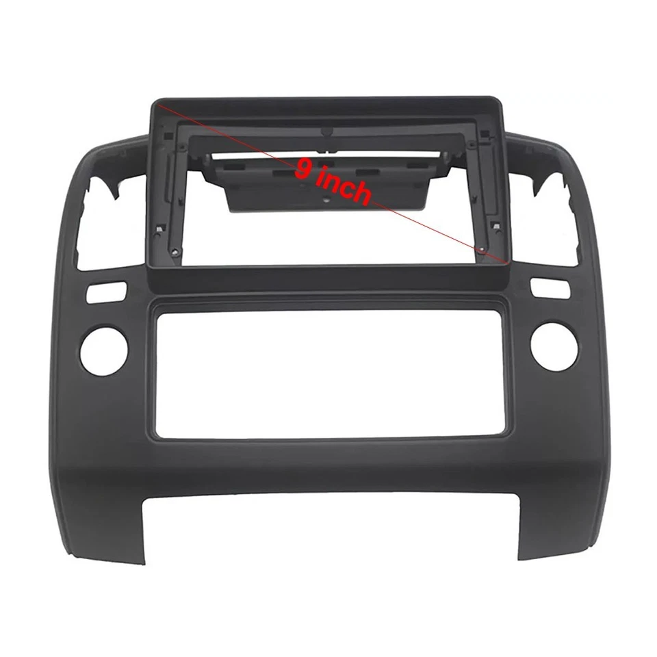 For Car Interior Car Stereo Radio Fascia Car Stereo Installation Black ABS Trim - Image 3 of 4