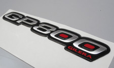 Targhetta Adesivo 3D a Rilievo ORIGINALE per Codone Gilera GP 800 dal 2007