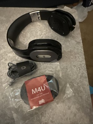 PSB M4U 2 ANC Audiophile Headphones RoomFeel Paul Barton + Cable New Ear Pad