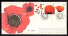 GB - 2008 90th Anniversary of the end of WW1 PNC Coin First Day Cover