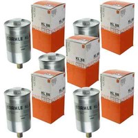 5X Mahle / Knecht Kraftstofffilter KL 88 Fuel Filter