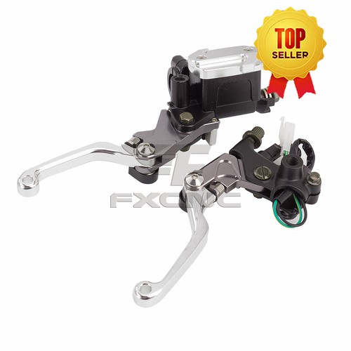 Hydraulic Clutch Brake Pump Master Cylinder Lever Reservoir For Pivot Dirt Bike - Picture 2 of 16