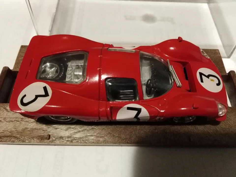 BRUMM 1:43 FERRARI 330 P4 BANDINI/AMON 1000 KM MONZA 1967 NUOVO CON SCATOLA - Immagine 4 di 4