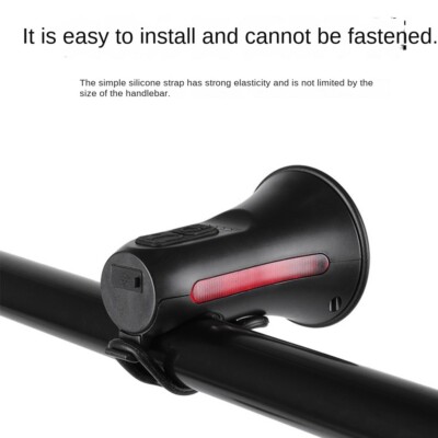 Bicycle Horn Bike Accessories Loud Sound Bicycle Horn USB Charge