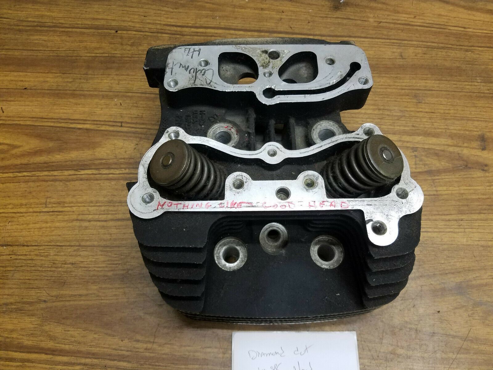 Diamond Cut Cylinder Head Harley Twin cam 88 Front Softail Touring Dyna