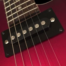 Guitar Parts CONVERSION PICKUP MOUNTING RING Humbucker Single Coil - BLACK