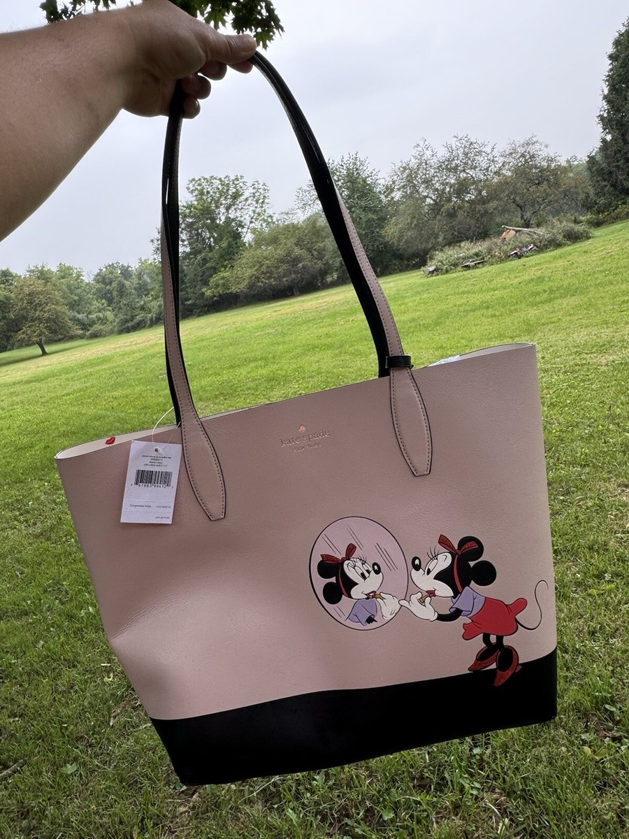 BNWT Kate Spade New York - Disney x Minnie Mouse Lg Reversible