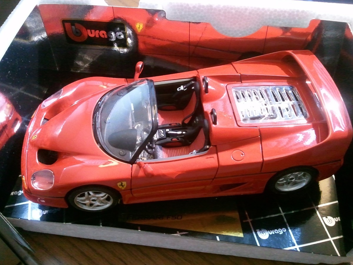 Burago 1/18 Scale diecast - 3362 Ferrari F50 Hard top 1995 red | eBay