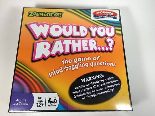 Would You Rather...? Board Game Classic New Sealed Party Ice Breaker - Picture 2 of 7