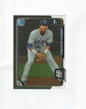 2015 Bowman Chrome #BCP65 Gabriel Quintana Padres 1st Bowman