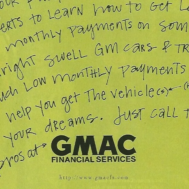 Gmac financing deals