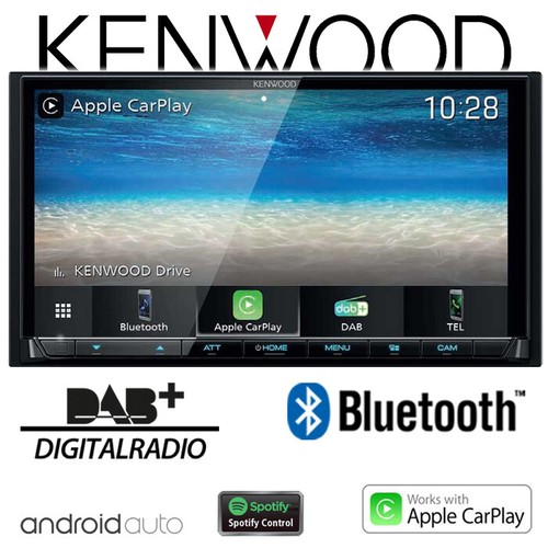 Kenwood DMX7520DABS DAB Bluetooth Android Auto Apple CarPlay Spotify 