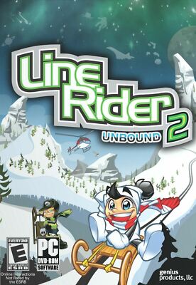 NEW SEALED Line Rider 2 Unbound PC Software Video Game genius CD-Rom XP