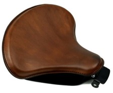 15x14 Tractor Leather Coil Spring Solo Seat With Mounting Kit Sportster 04-06 Hd